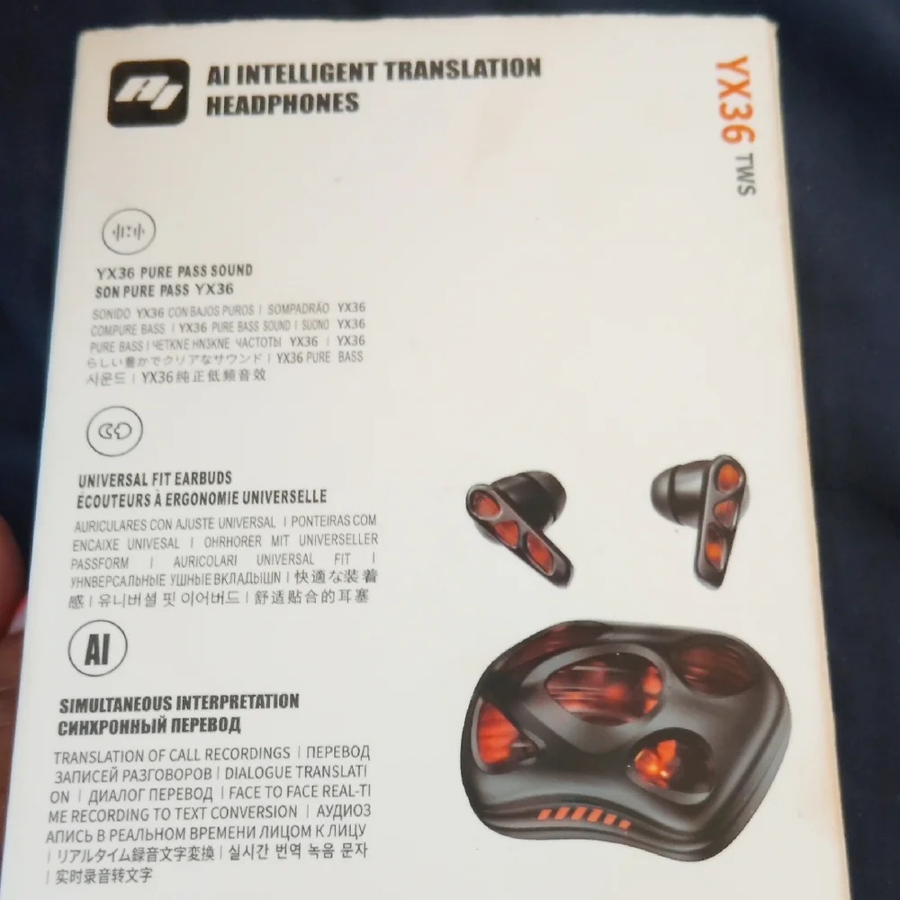 AI Intelligent Translation Headphones